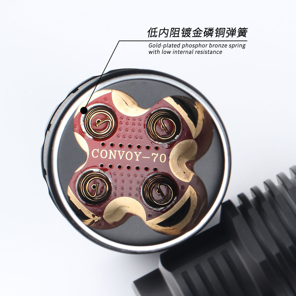 Convoy 4X18A SBT90.2 5400lm 1122m 18650 flashlight