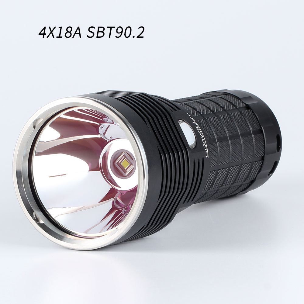 Convoy 4X18A SBT90.2 5400lm 1122m 18650 flashlight