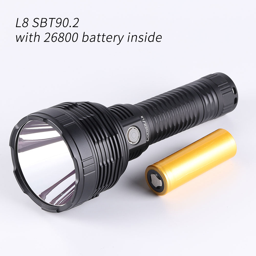 Convoy L8 SBT90.2 6400lm 1461m 26800 Thrower Flashlight