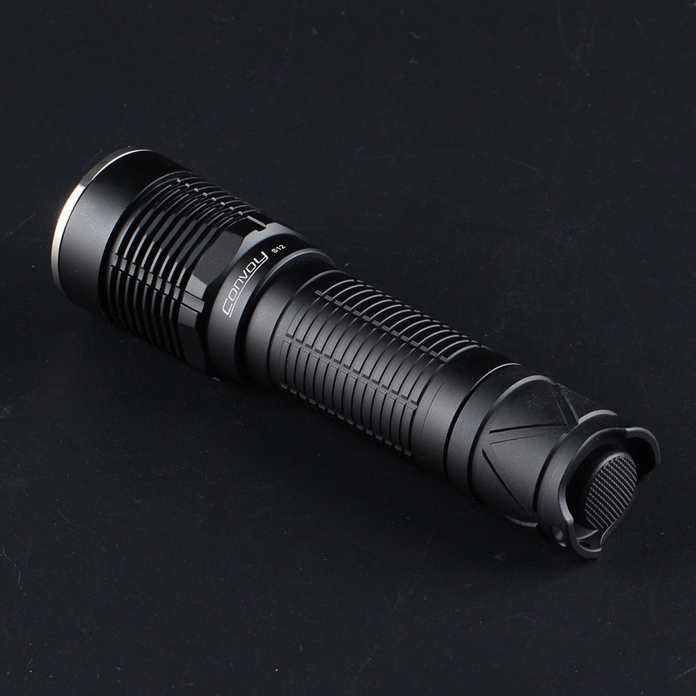 Convoy S12 triple luminus sst20/nichia 219C LED Flashlight
