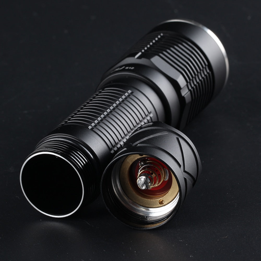 Convoy S12 triple luminus sst20/nichia 219C LED Flashlight