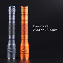 Convoy T4 2*AA 2*14500 EDC flashlight