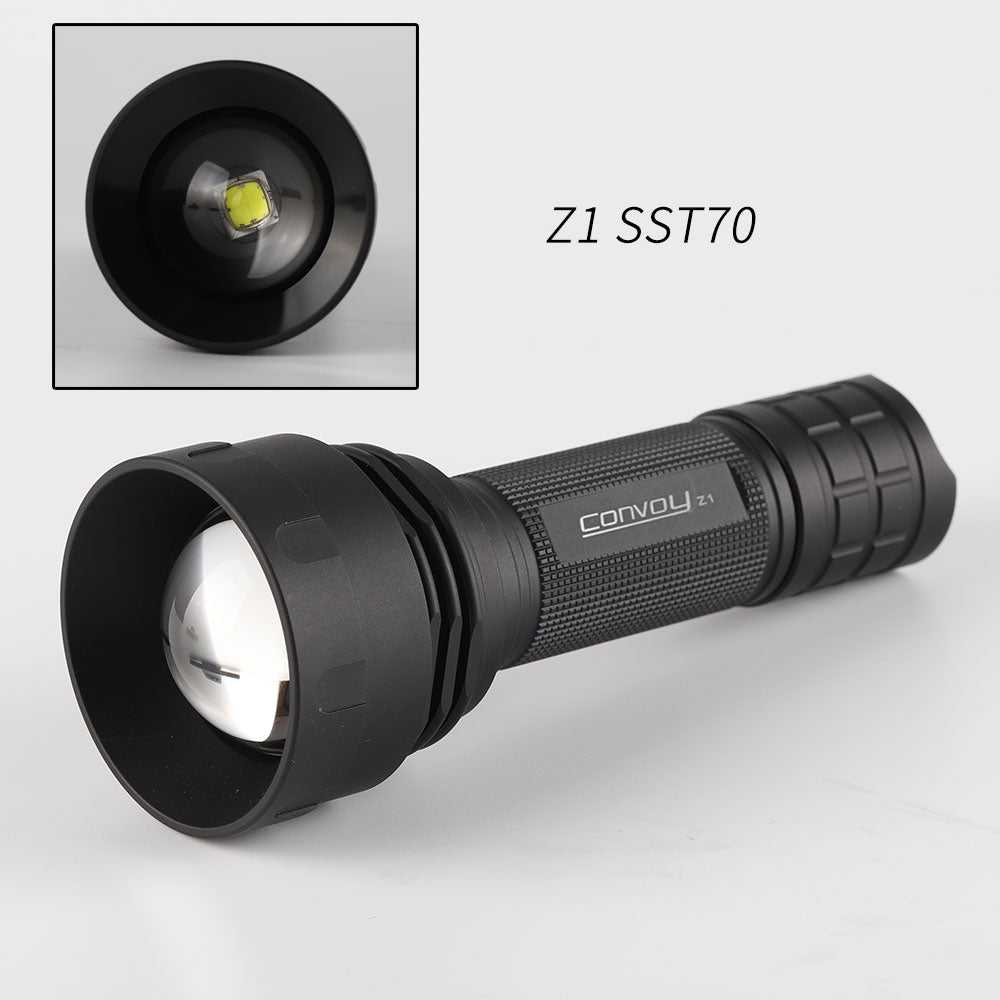 Convoy Z1 Zoomable SST70 KP CSLPM1.F1  CSLNM1.2 21700 flashlight Main image