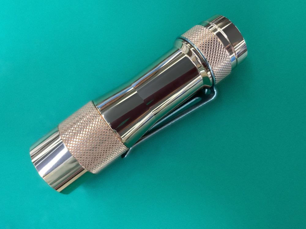 TLF/BLF FW3C Copper/Brass CREE XPL HI 2800lm EDC LED Flashlight Andúril UI