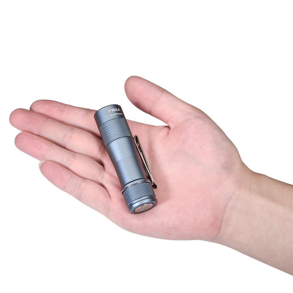 Lumintop FWAA 1400lm 14500 EDC LED Flashlight with Battery Sapphire Lens Bundle