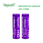 Vapcell H10 INR14500 1000mah 10A high drian 14500 Battery