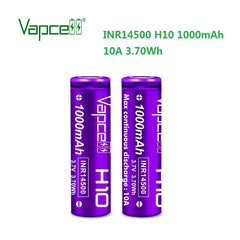 Vapcell H10 INR14500 1000mah 10A high drian 14500 Battery For FWAA