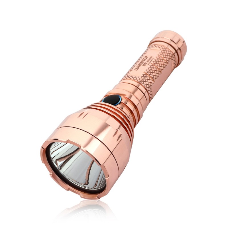 LUMINTOP GT Micro Copper Osram KW CSLNM1.1 809M 14500 THROW EDC FLASHLIGHT