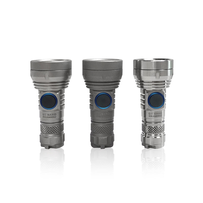 LUMINTOP GT Nano Titanium KW CSLNM1.1 450LM 350M THROW EDC FLASHLIGHT