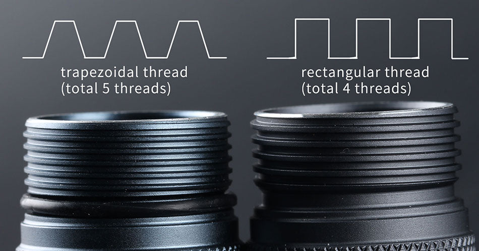 Convoy 18350 battery tube for S2+ flashlight