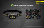 NITECORE NU32 550 Lumens USB Rechargeable Headlamp