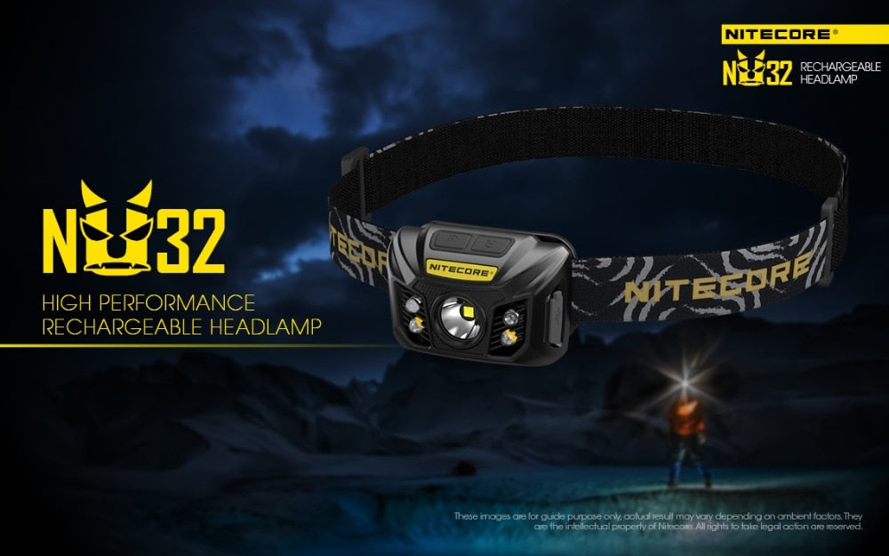 NITECORE NU32 550 Lumens USB Rechargeable Headlamp Secondary image