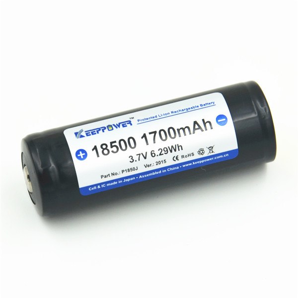 Batterie 18650 Li-ion Rechargeable, 3.7V, 990 mAH
