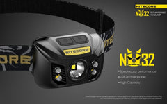 NITECORE NU32 550 Lumens USB Rechargeable Headlamp