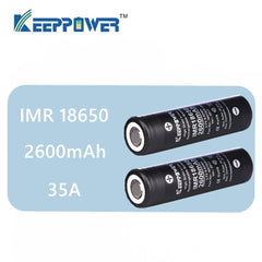Original 2 pcs KeepPower 35A discharge IMR18650 2600mAh NH1826 plus Li-ion rechargeable battery