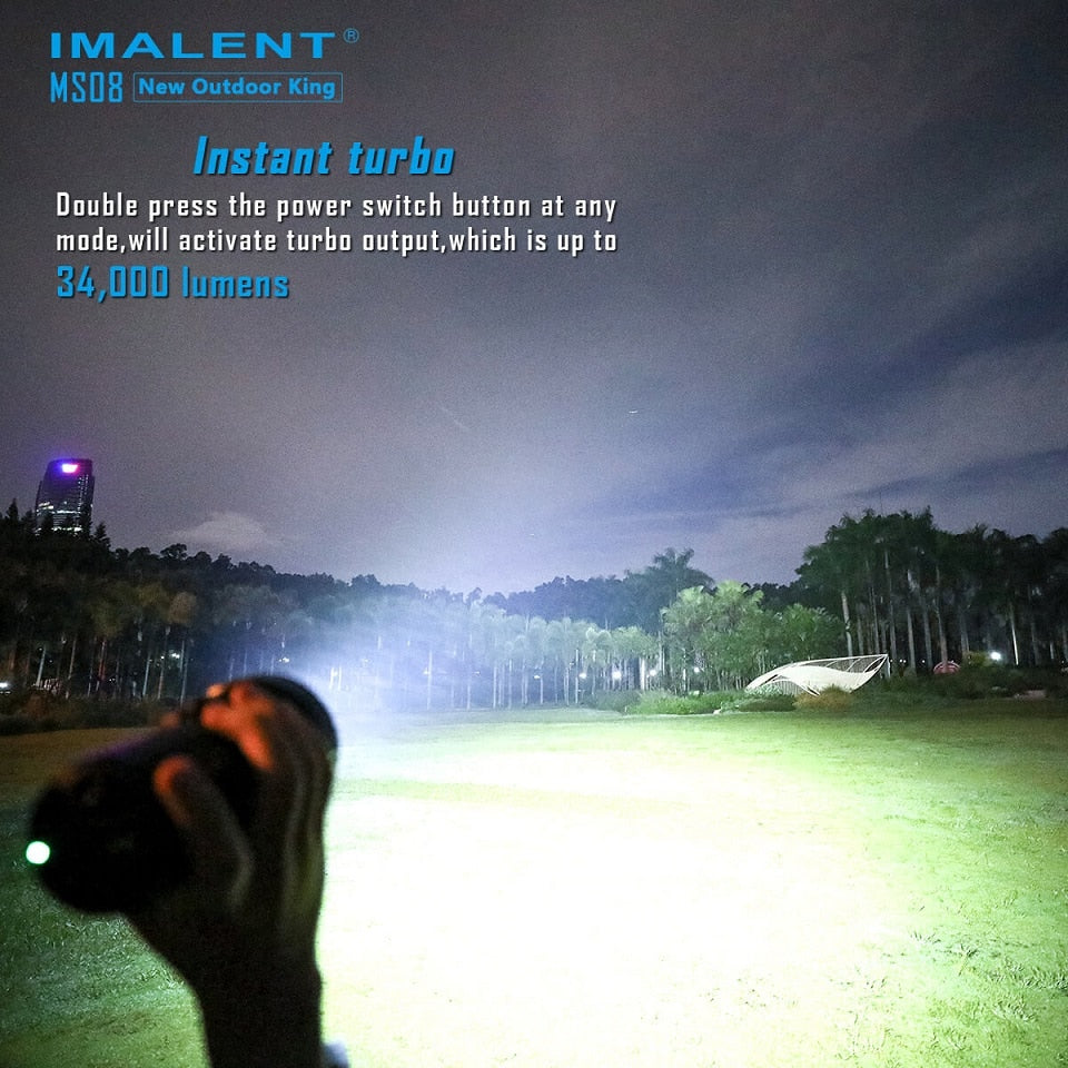 IMALENT MS08 CREE XHP70.2 34000LM Flood LED Flashlight