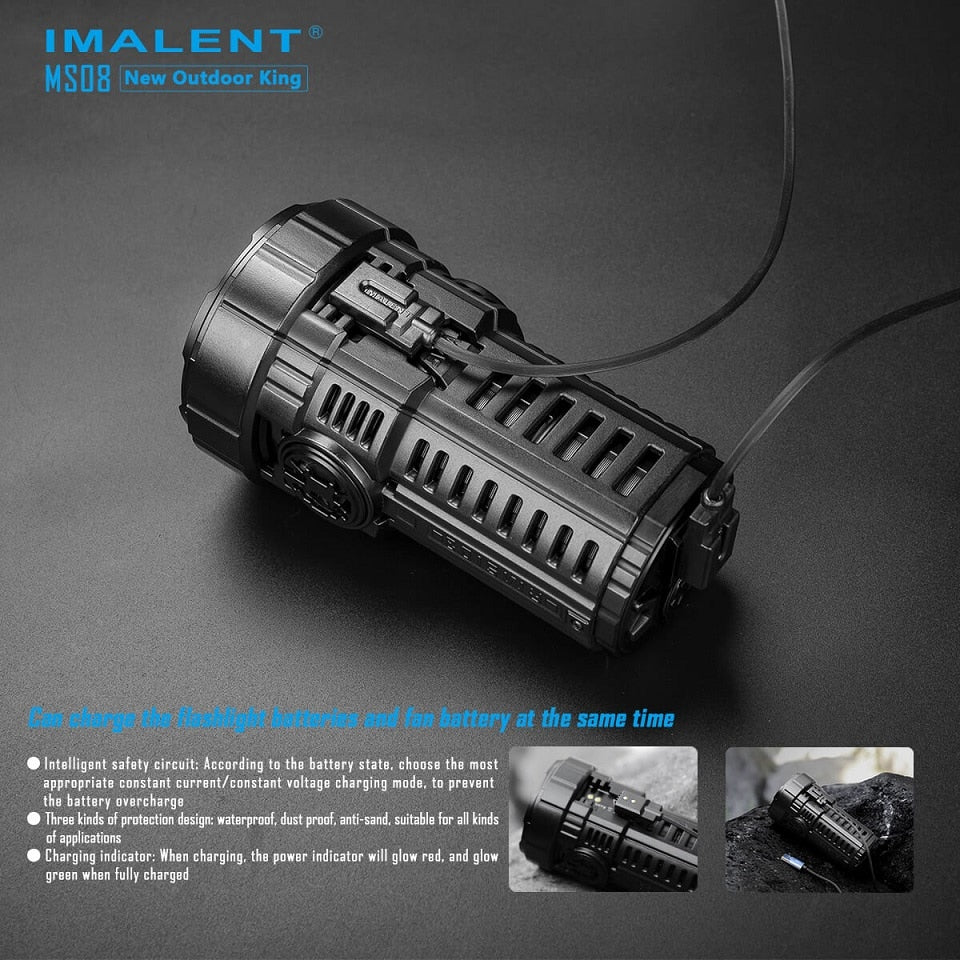 IMALENT MS08 CREE XHP70.2 34000LM Flood LED Flashlight