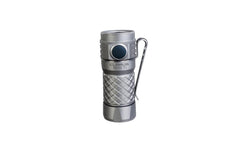 KLARUS Mi1C TI Handheld Flashlight CREE XP-L HI V3 max 600 lumen outdoor torch + 16340 Micro- USB Li-ion rechageable Battery