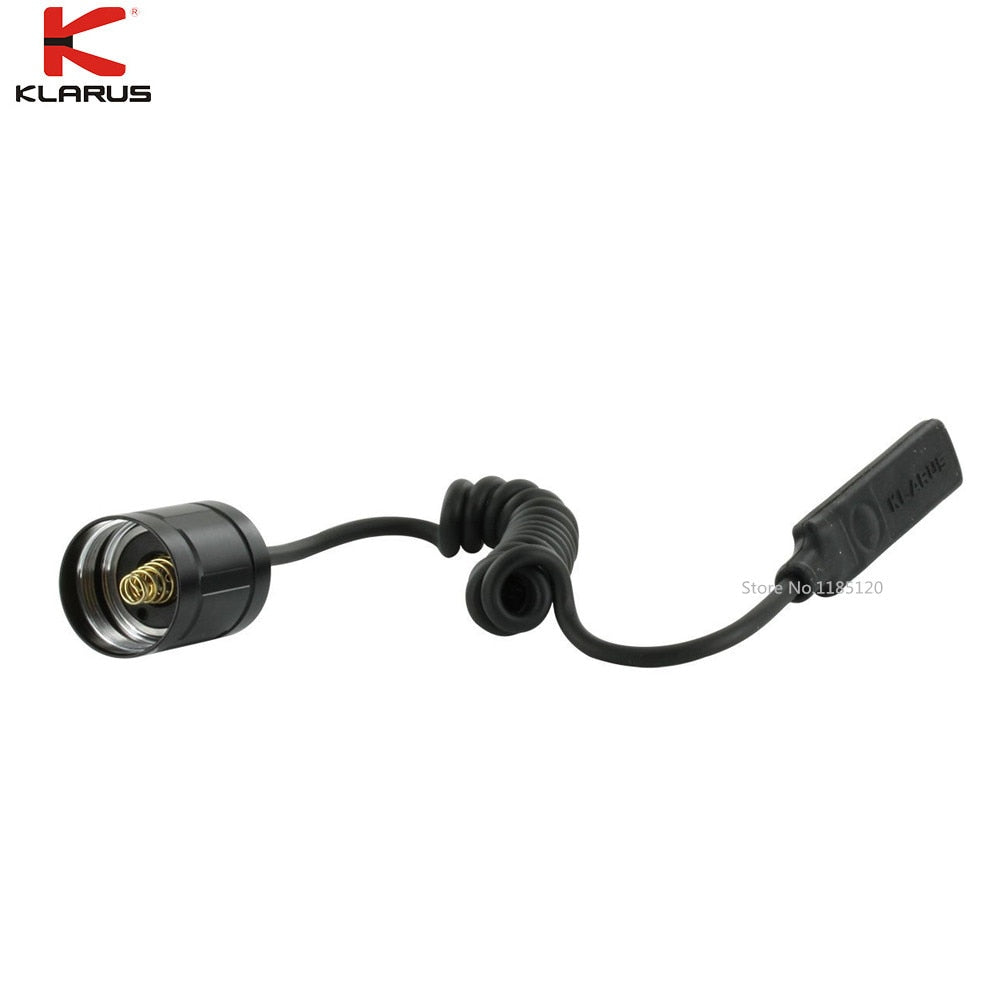 KLARUS XT12GT Magnetic Charging Flashlight CREE XHP35 HI D4 LED + 18650 3600mAh battery + KLARUS TRS1 Tactical Remote Swtich