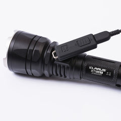 KLARUS XT12GT Magnetic Charging Flashlight CREE XHP35 HI D4 LED + 18650 3600mAh battery + KLARUS TRS1 Tactical Remote Swtich