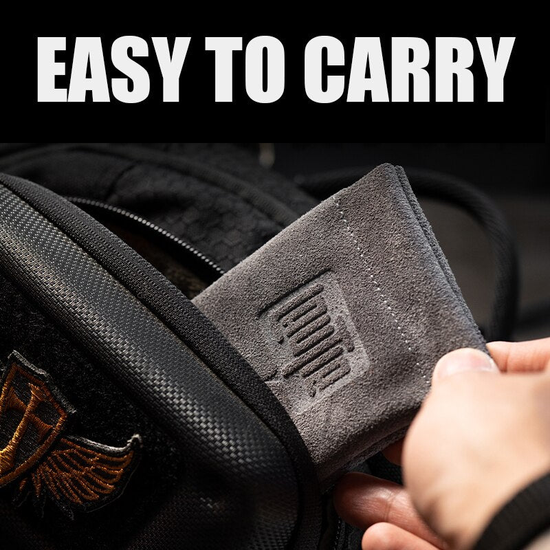 LAUTIE Fingertip Gyro Cowhide Storage Bag