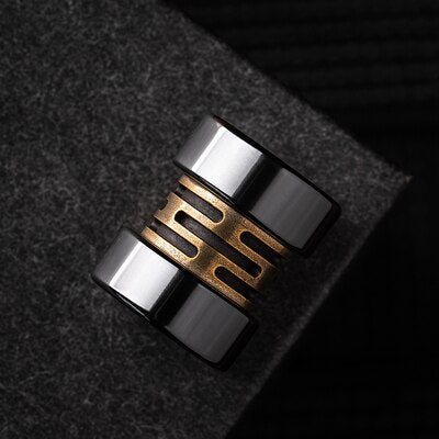 LAUTIE Titanium Alloy Knife Pracord Pendant Keychain Key DIY Bead