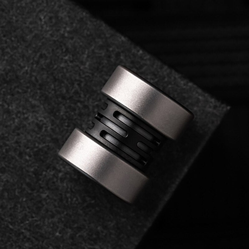 LAUTIE Titanium Alloy Knife Pracord Pendant Keychain Key DIY Bead