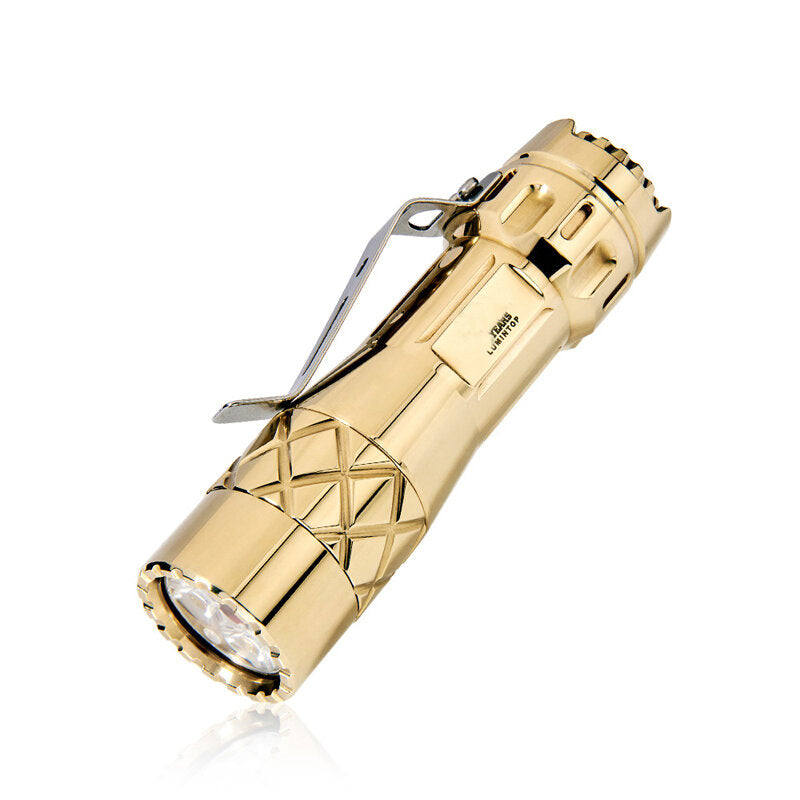 LUMINTOP LM10 Copper Brass 2800lm EDC LED Flashlight Secondary image