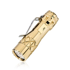 LUMINTOP LM10 Copper Brass 2800lm EDC LED Flashlight