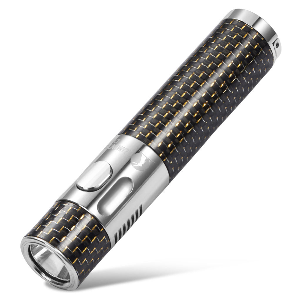 LUMINTOP DUKE Brass/ SS Bright Luxury Gift EDC AA Flashlight