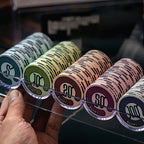 Lautie Custom Game Coin Ceramic Chip Coin Club Poker Board Game Chess