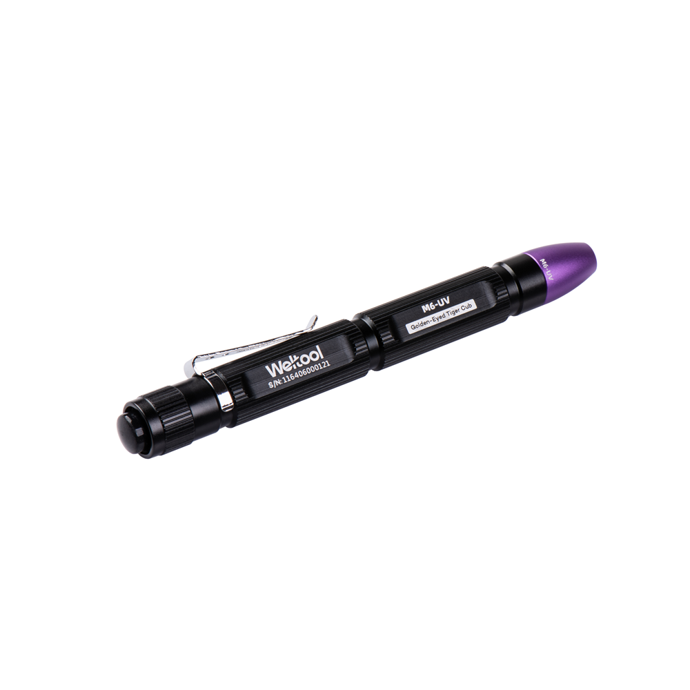 Weltool M6-UV  Golden-Eyed Tiger Cub UV LED Penlight