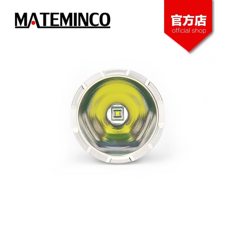 MATEMINCO MT90Mini Luminus SBT90.2 4500 Lumens 1428 Meters Rechargeable Thrower Flashlight