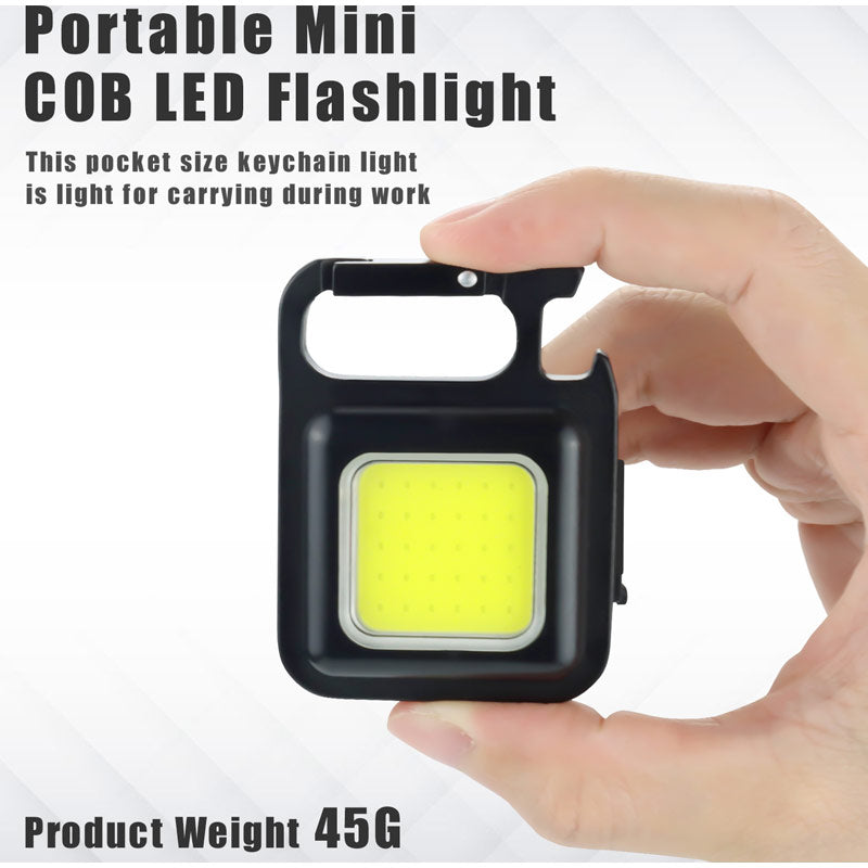 COB Working Light Keychain Flashlight