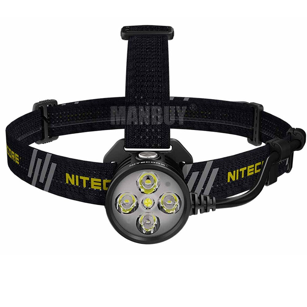 NITECORE HU60 4xCREE XP-G3 1600lm Thrower and Flood LED Headlamp