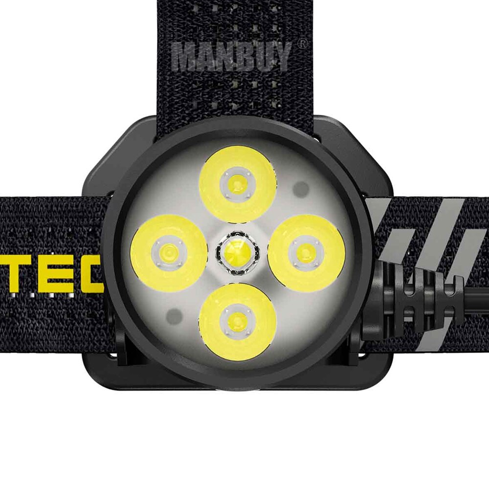 NITECORE HU60 4xCREE XP-G3 1600lm Thrower and Flood LED Headlamp Secondary image