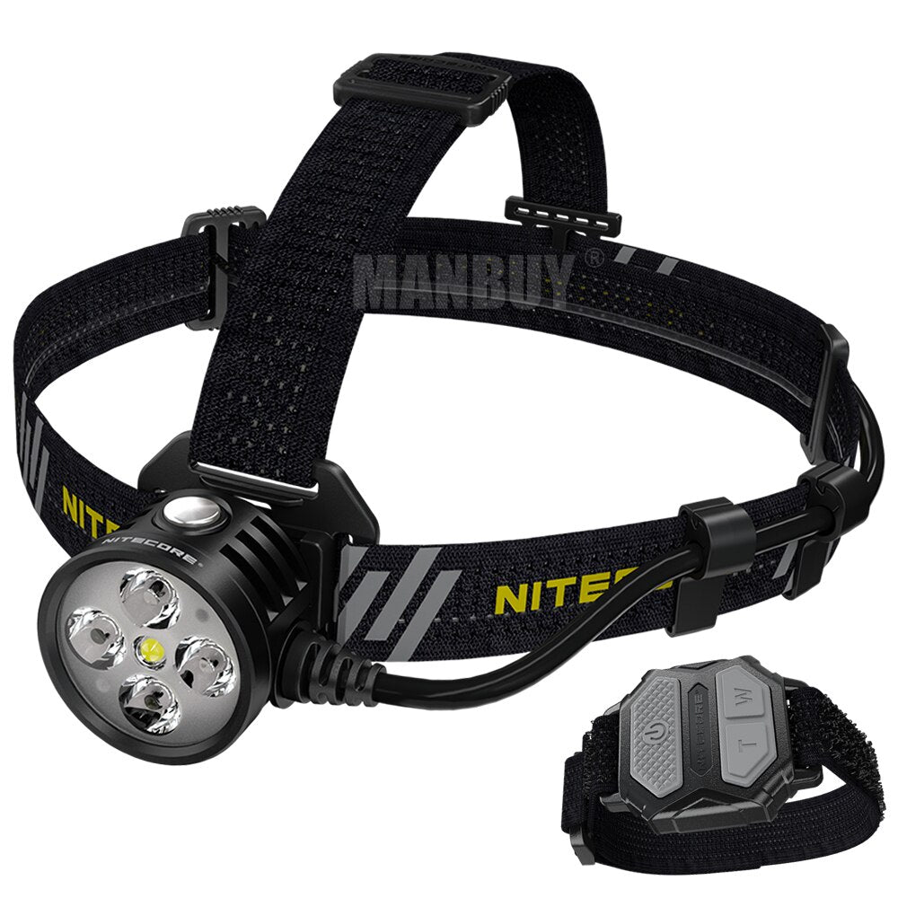 NITECORE HU60 4xCREE XP-G3 1600lm Thrower and Flood LED Headlamp