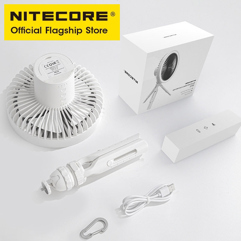 NITECORE NEF10 3-in-1 Camping Electrice Fan 10000mAh USB-C Rechargeable Ceiling Fans