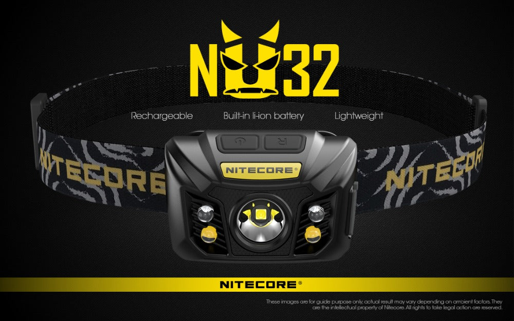 NITECORE NU32 550 Lumens USB Rechargeable Headlamp Main image