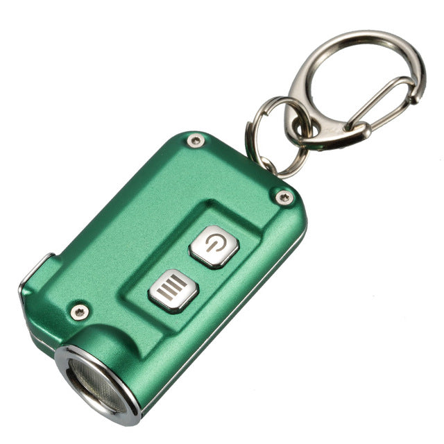 NITECORE TINI Keychain Light 380Lumen CREE XP-G2 S3 LED USB Rechargeable Built-in Battery Key Button Flashlight Outdoor MINI EDC