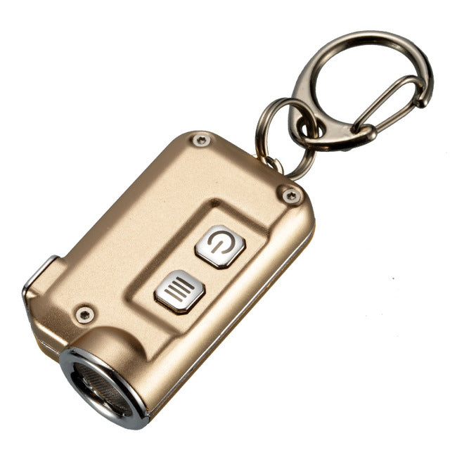 NITECORE TINI Keychain Light 380Lumen CREE XP-G2 S3 LED USB Rechargeable Built-in Battery Key Button Flashlight Outdoor MINI EDC