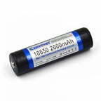 Original 1 Pcs KeepPower 2600mAh 18650 P1826R protected li-ion rechargeable battery Max 15A discharge