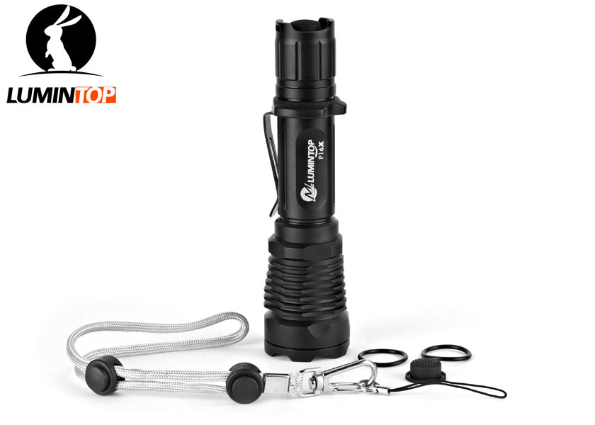 LUMINTOP P16X 670 Lumens 18650 Tactical Flashlight