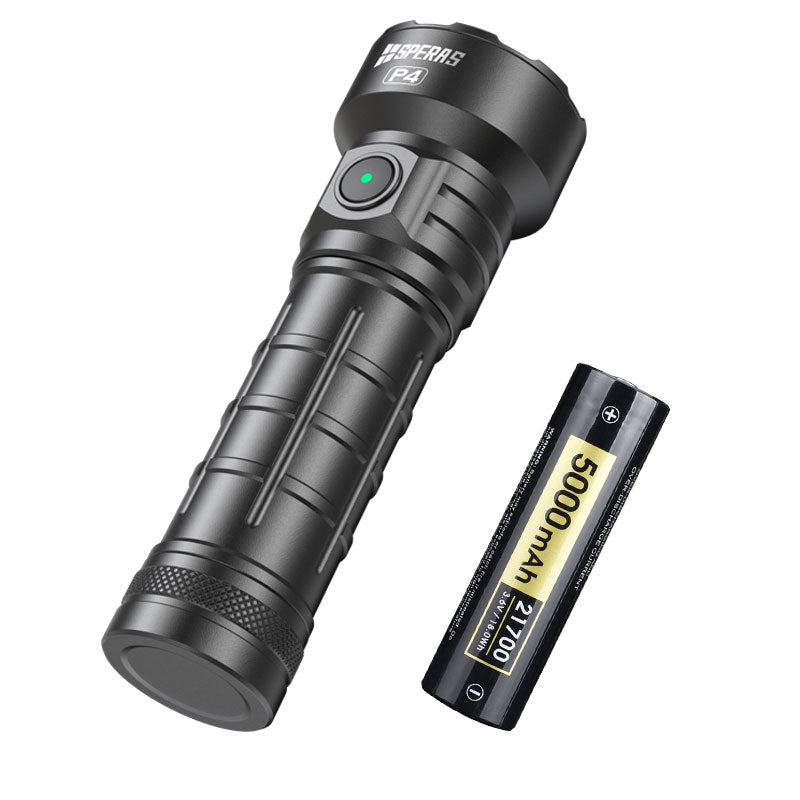 SPERAS P4 4000lm 288m USB-C Charging 21700 LED Flashlight Main image
