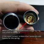 lighted switch for convoy flashlight (gray and black S2+) / C8 /C8+/S21A