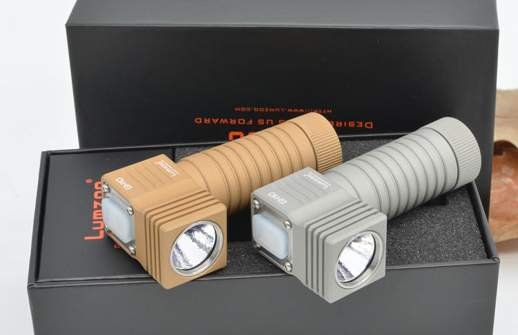 Lumzoo GH10 XPL V6 18650 1200LM Angle LED Flashlight