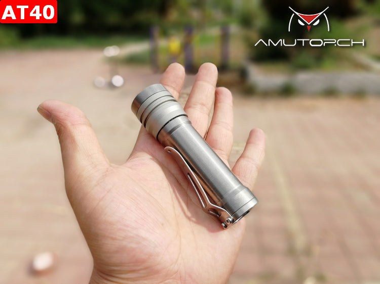 Amutorch AT40 XPG3/Nichia/XPL HI Led flashlight. Main image