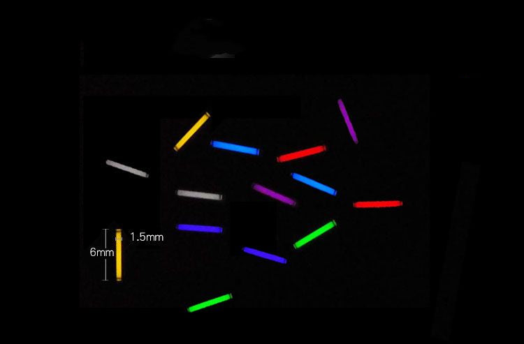 1pcs Trit Vials Tritium Multicolor Self-luminous 15-Years.