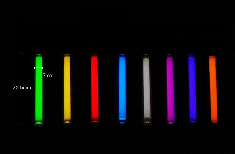 1pcs Trit Vials Tritium Multicolor Self-luminous 15-Years.