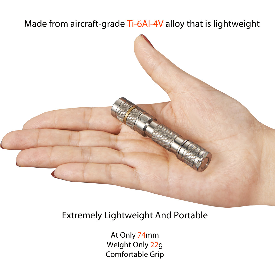 LUMINTOP Tool Ti Special Mini Keychain EDC Flashlight